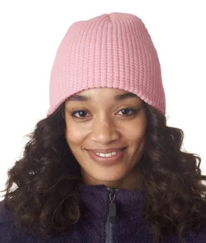 ultraclub waffle beanie - pink (one)