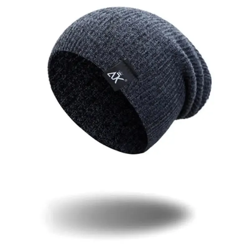 Unisex Fashionable Knitted Beanie with Adjustable Sizes & Warm Acrylic Fabric