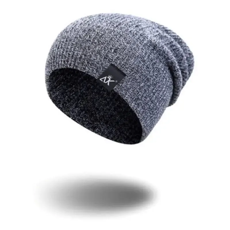 Unisex Fashionable Knitted Beanie with Adjustable Sizes & Warm Acrylic Fabric