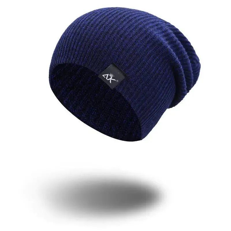 Unisex Fashionable Knitted Beanie with Adjustable Sizes & Warm Acrylic Fabric