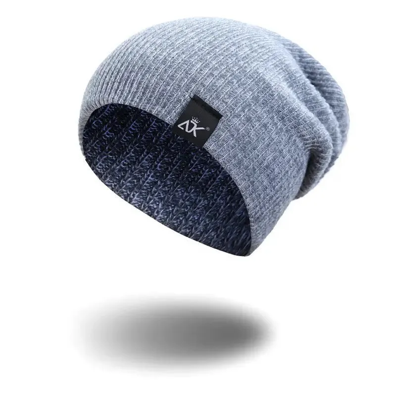 Unisex Fashionable Knitted Beanie with Adjustable Sizes & Warm Acrylic Fabric