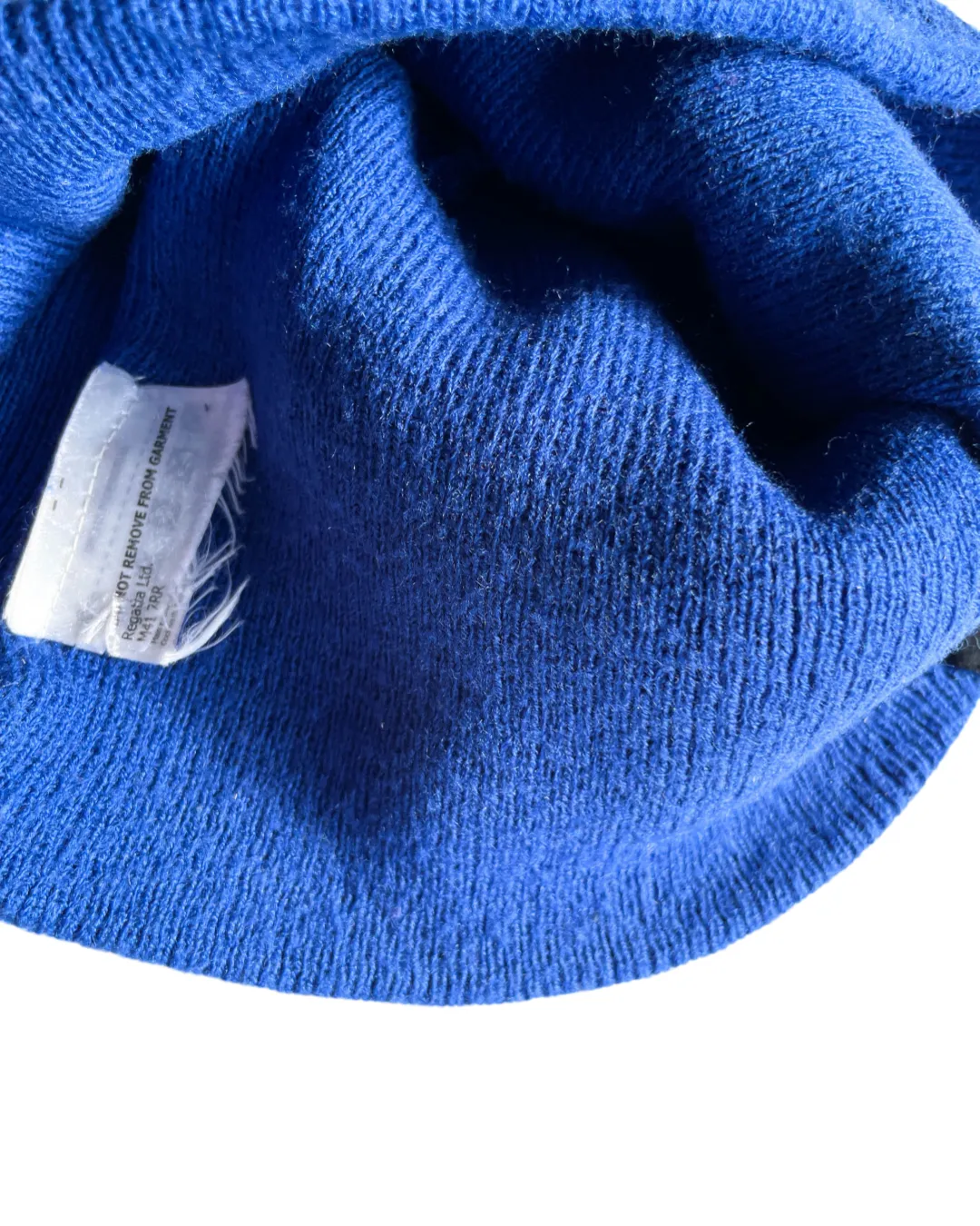 Vinatge Regatta Mens Brock II Warm Winter Blue Beanie Hat|SKU 5074