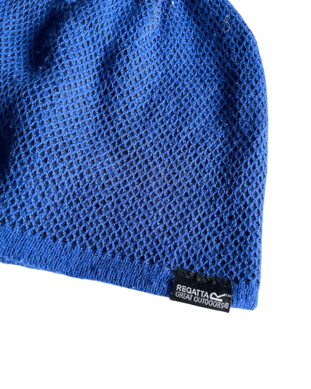 Vinatge Regatta Mens Brock II Warm Winter Blue Beanie Hat|SKU 5074