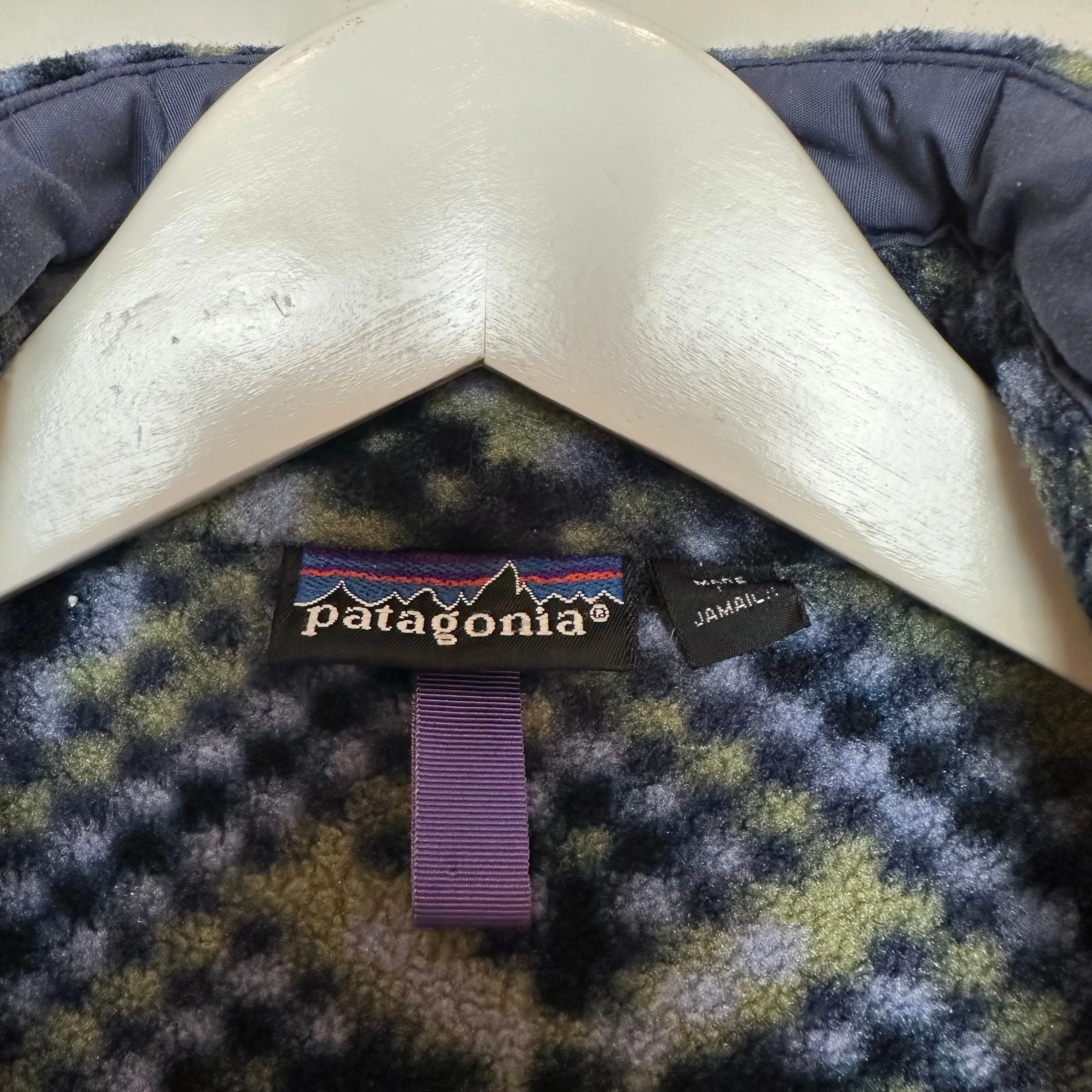 Vintage 90s Patagonia Fleece Pullover Tunic Synchilla Made in the USA Blue