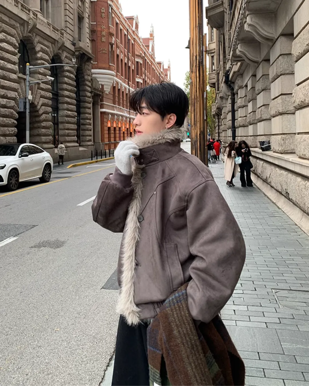 Vintage Fur Collar Jacket OYC0109