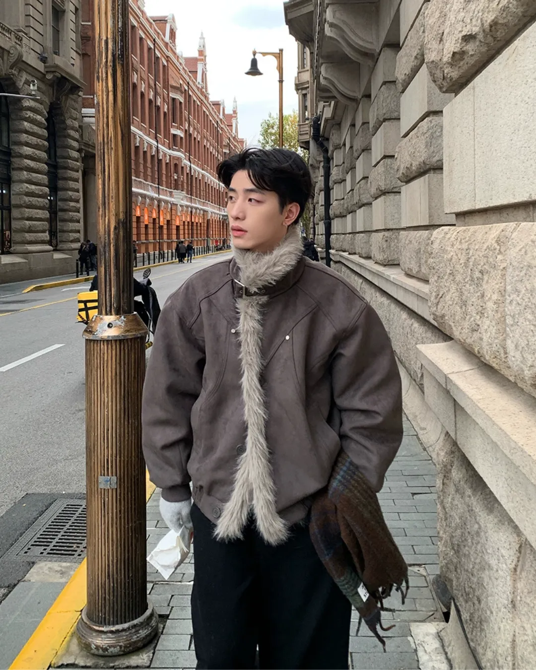 Vintage Fur Collar Jacket OYC0109