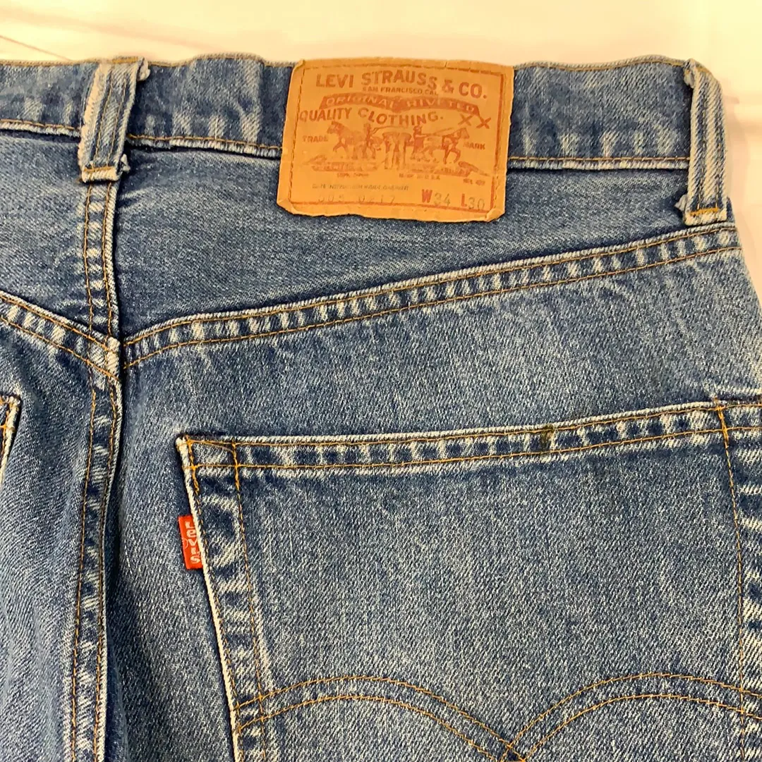 Vintage Levi’s 505 Blue Denim Jeans - W34