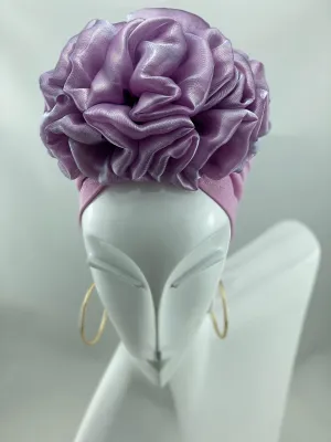 Volumizing Scrunchie Cap - Purple