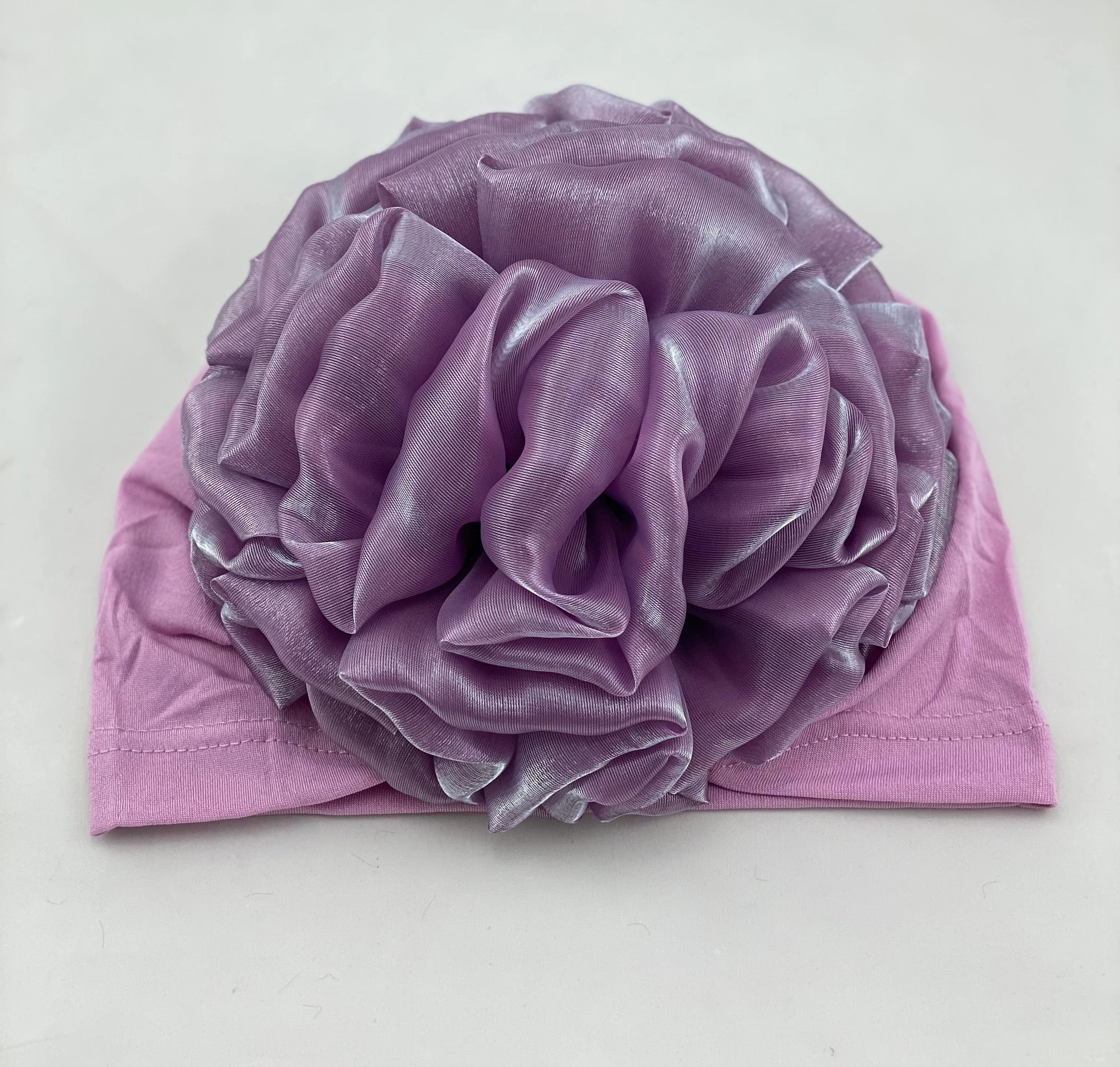 Volumizing Scrunchie Cap - Purple