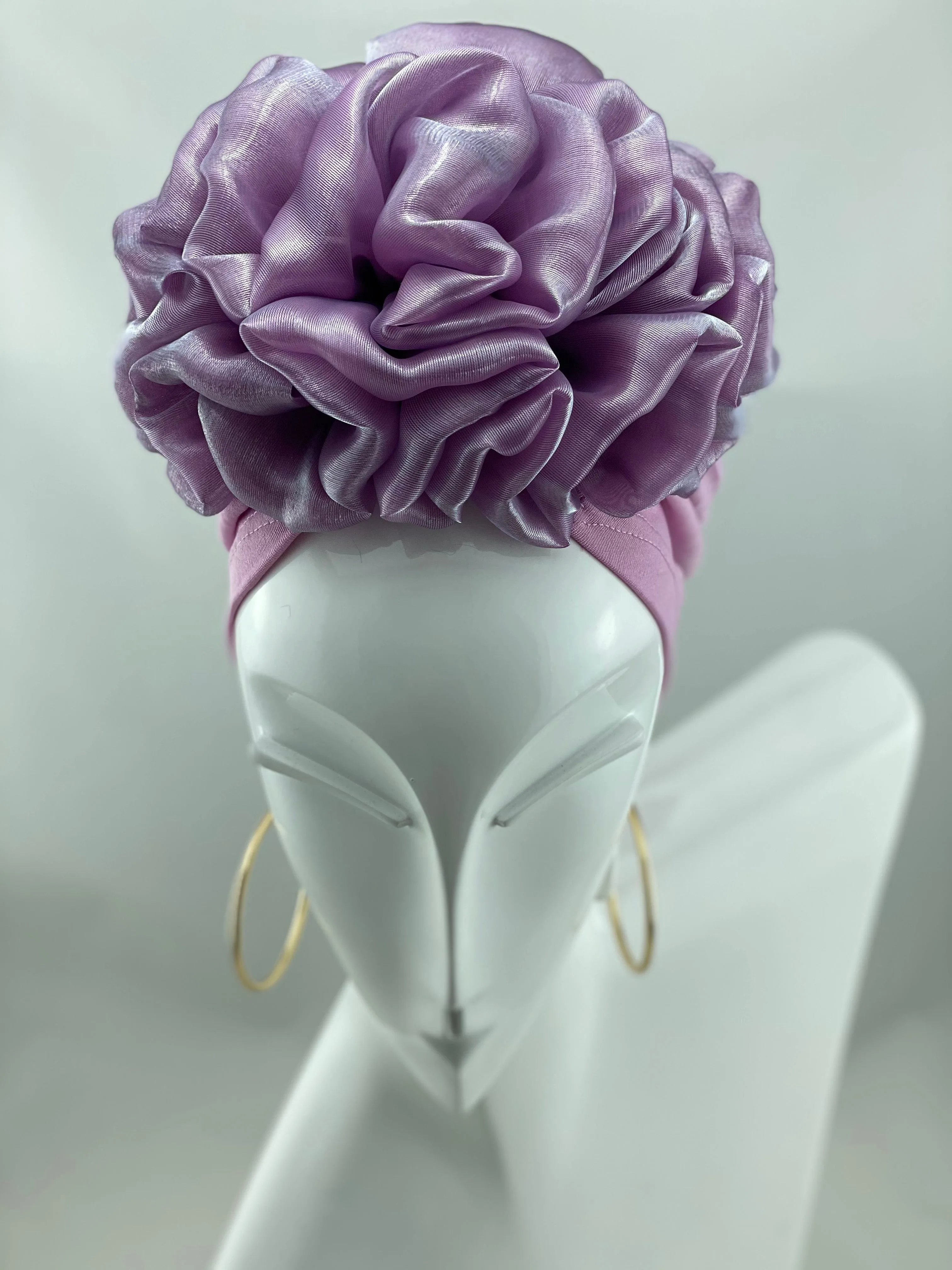 Volumizing Scrunchie Cap - Purple