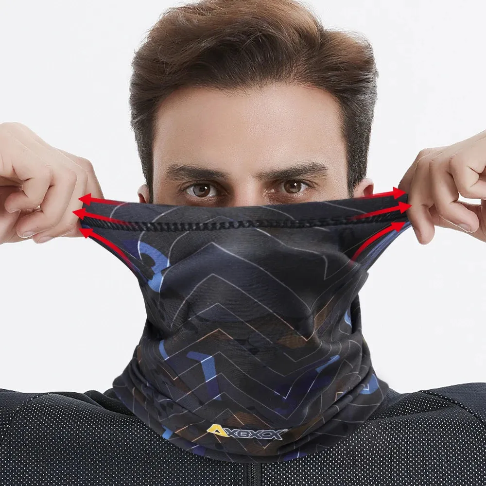 Winter Thermal Fleece Tube Scarf Warm Half Face Cover.