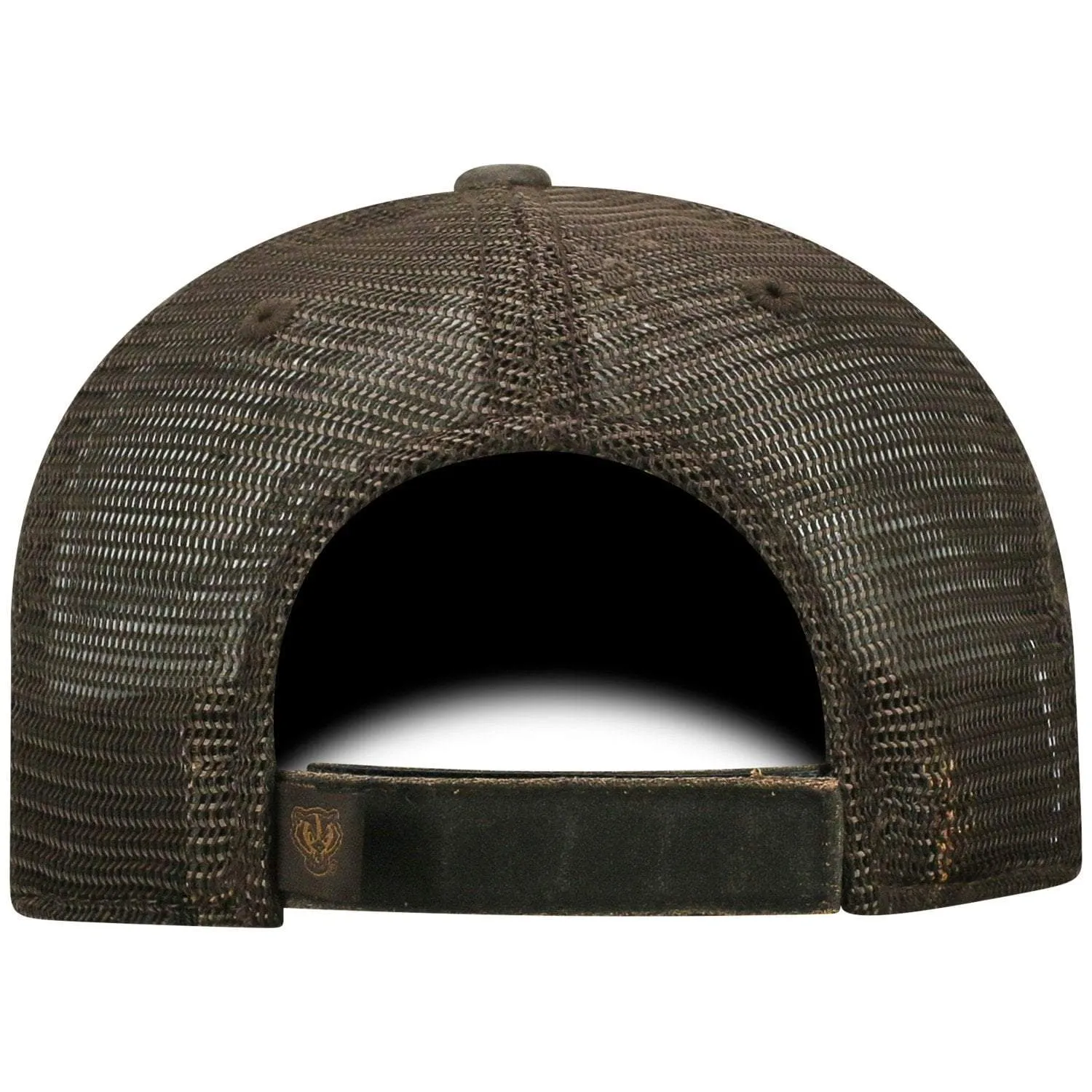 Wisconsin Badgers TOW Brown "Chestnut" Style Mesh Adj. Strap Relax Hat Cap