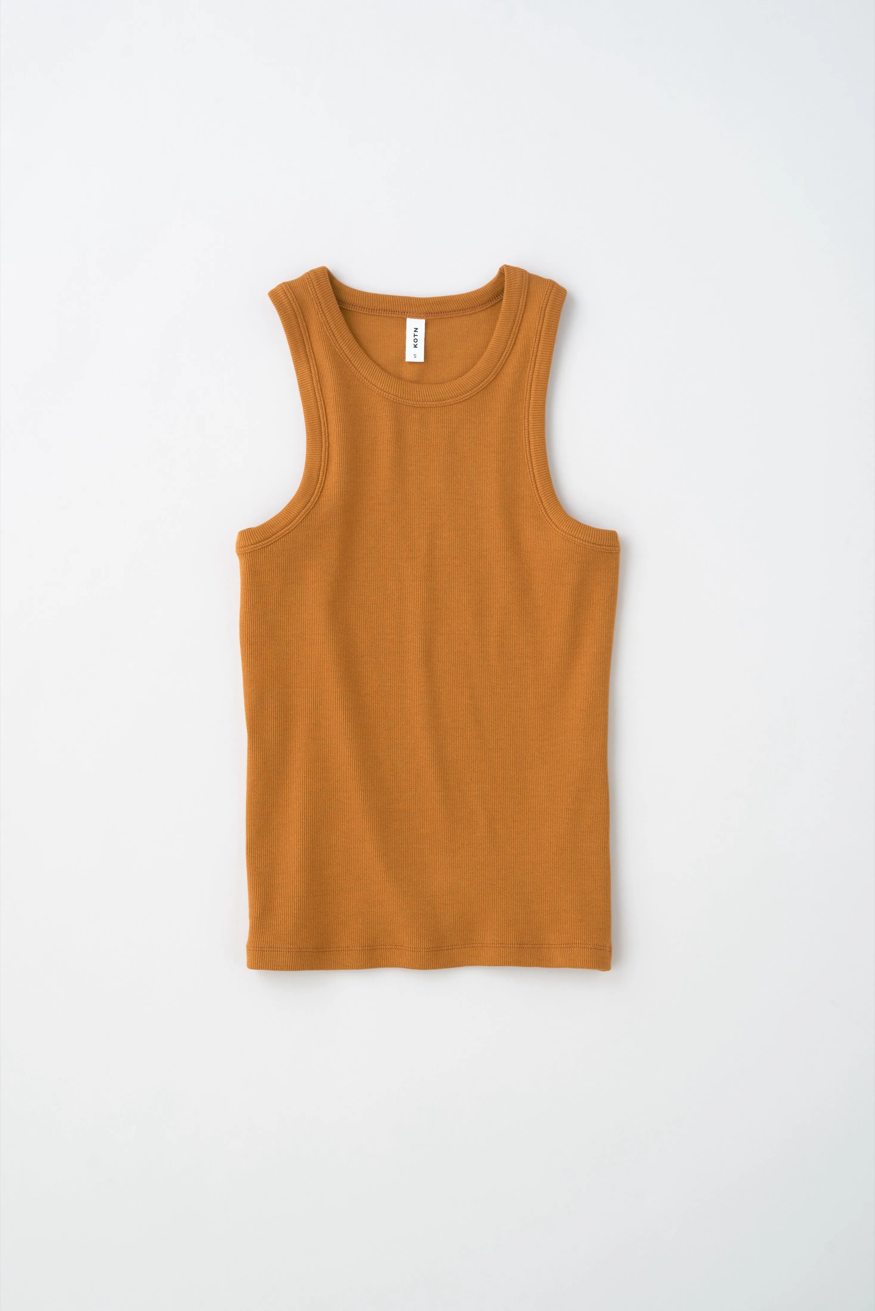 Women's Racer Tank in Caramel