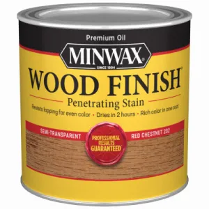 Wood Finish Semi-Transparent QUART - RED CHESTNUT