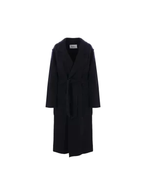 Wool Cashmere Wrap Coat