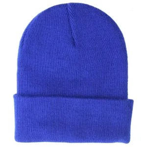 Yakwax Foldover Junior Cuffed Beanie - Royal Blue