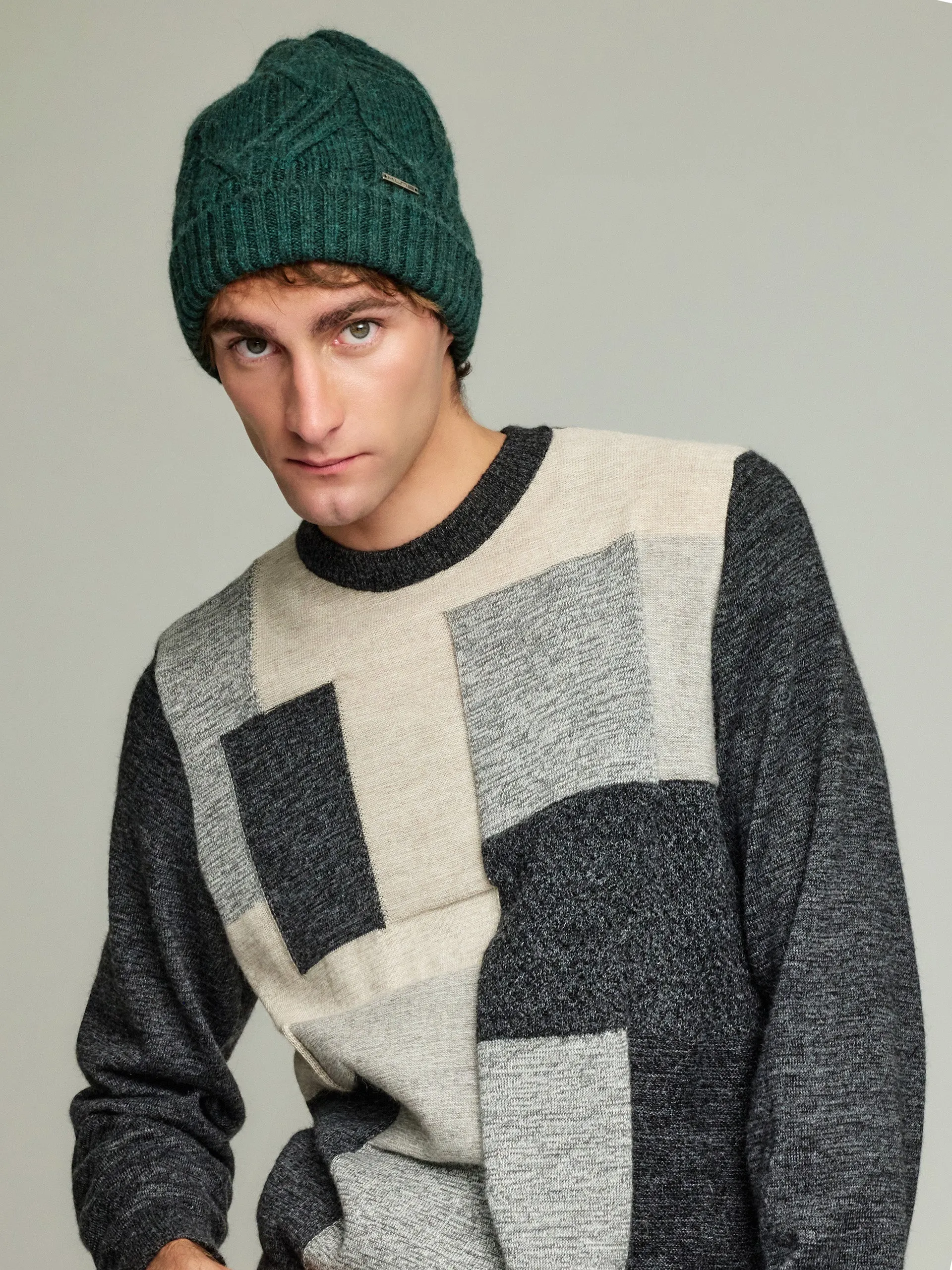 Yann Hat Baby Alpaca Color Green