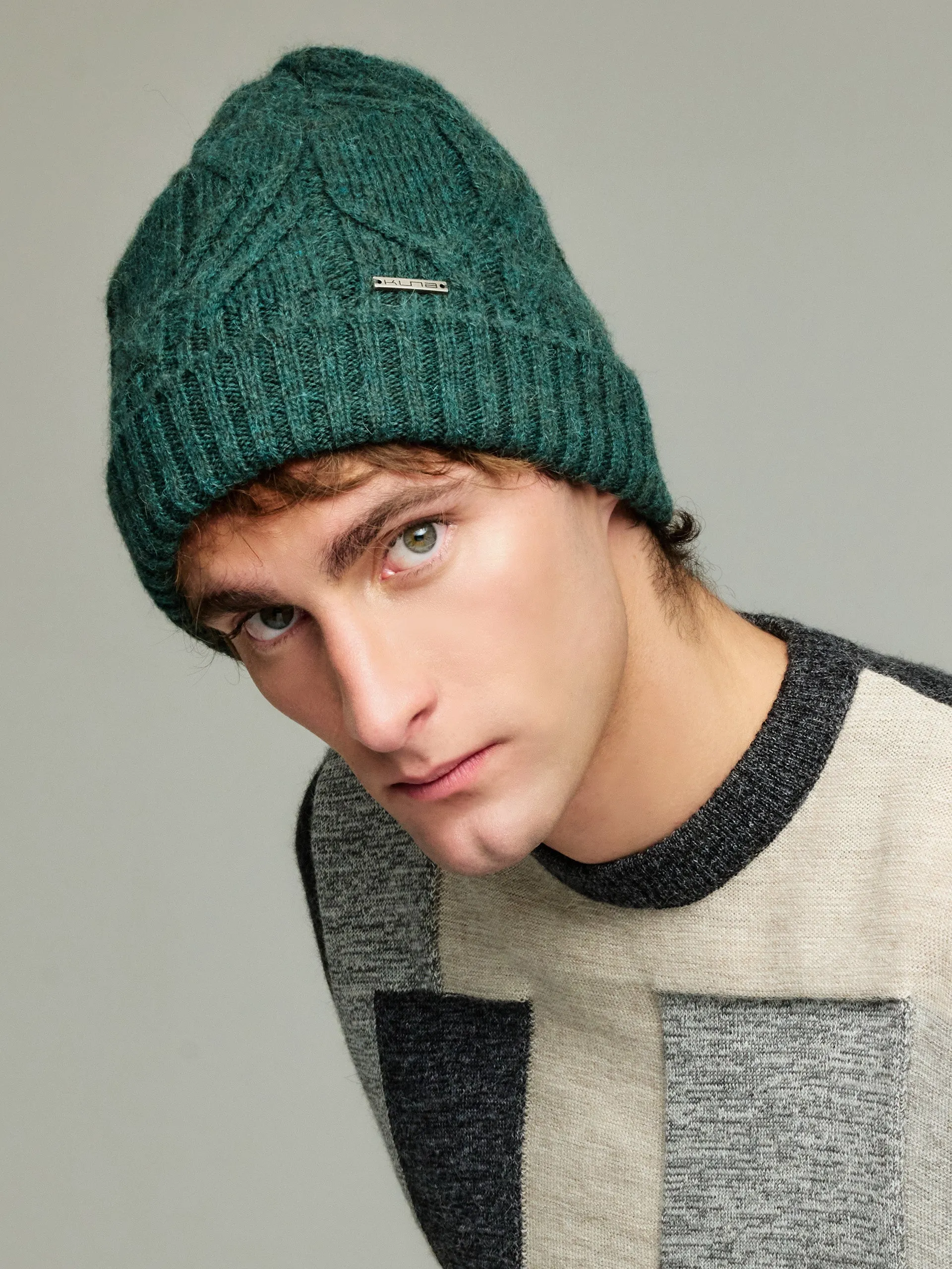 Yann Hat Baby Alpaca Color Green