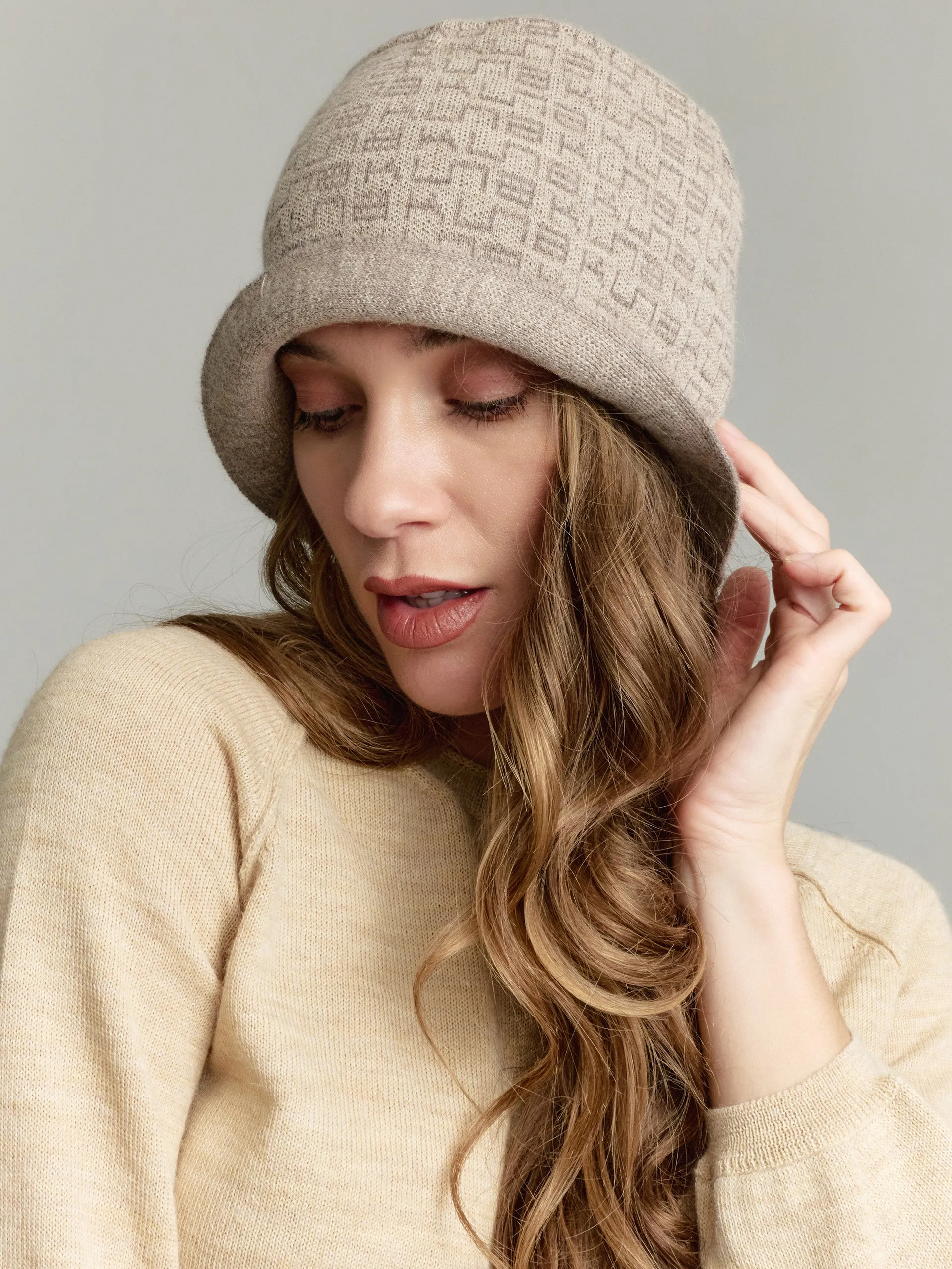 Yarita Hat Baby Alpaca Color Beige