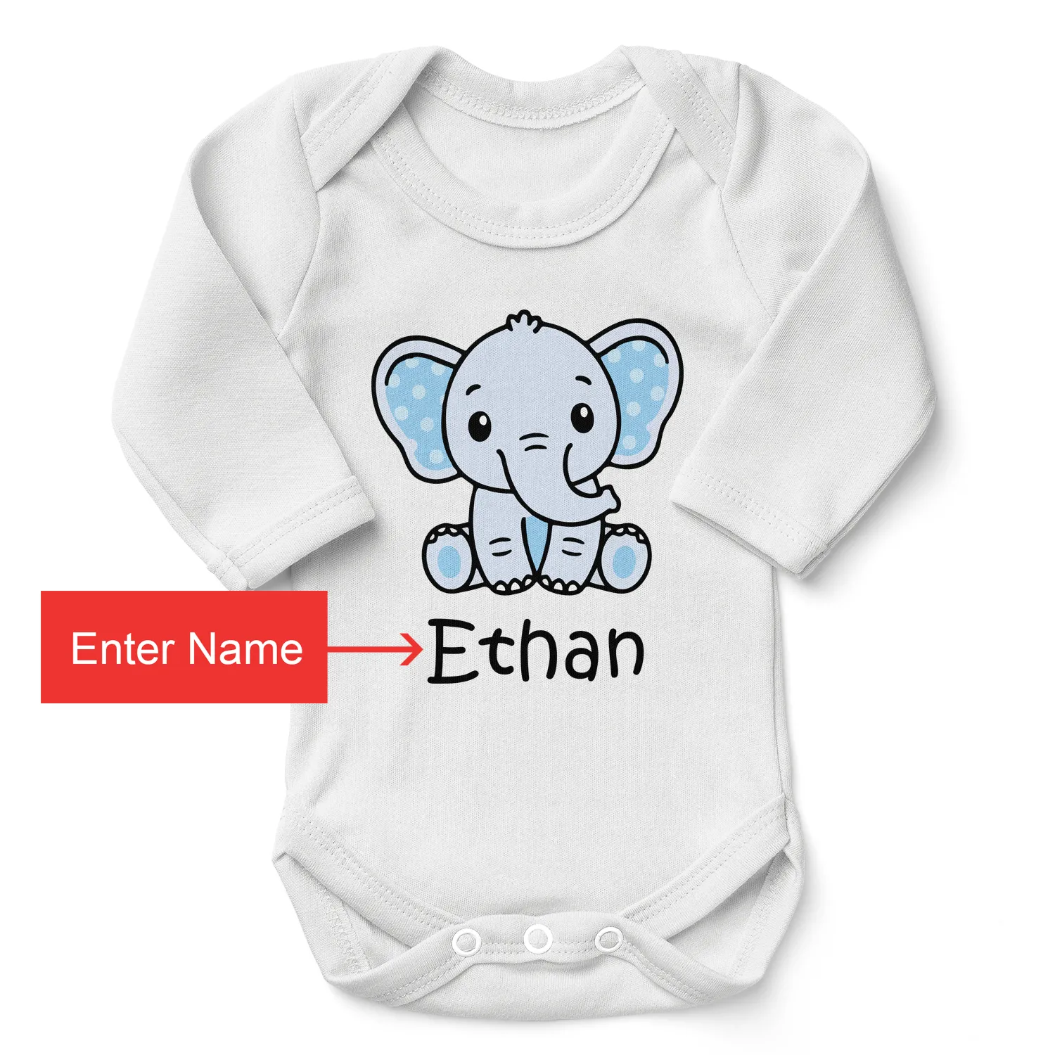 Zeronto Newborn Boy Clothing Gift Box - Cute Elephants