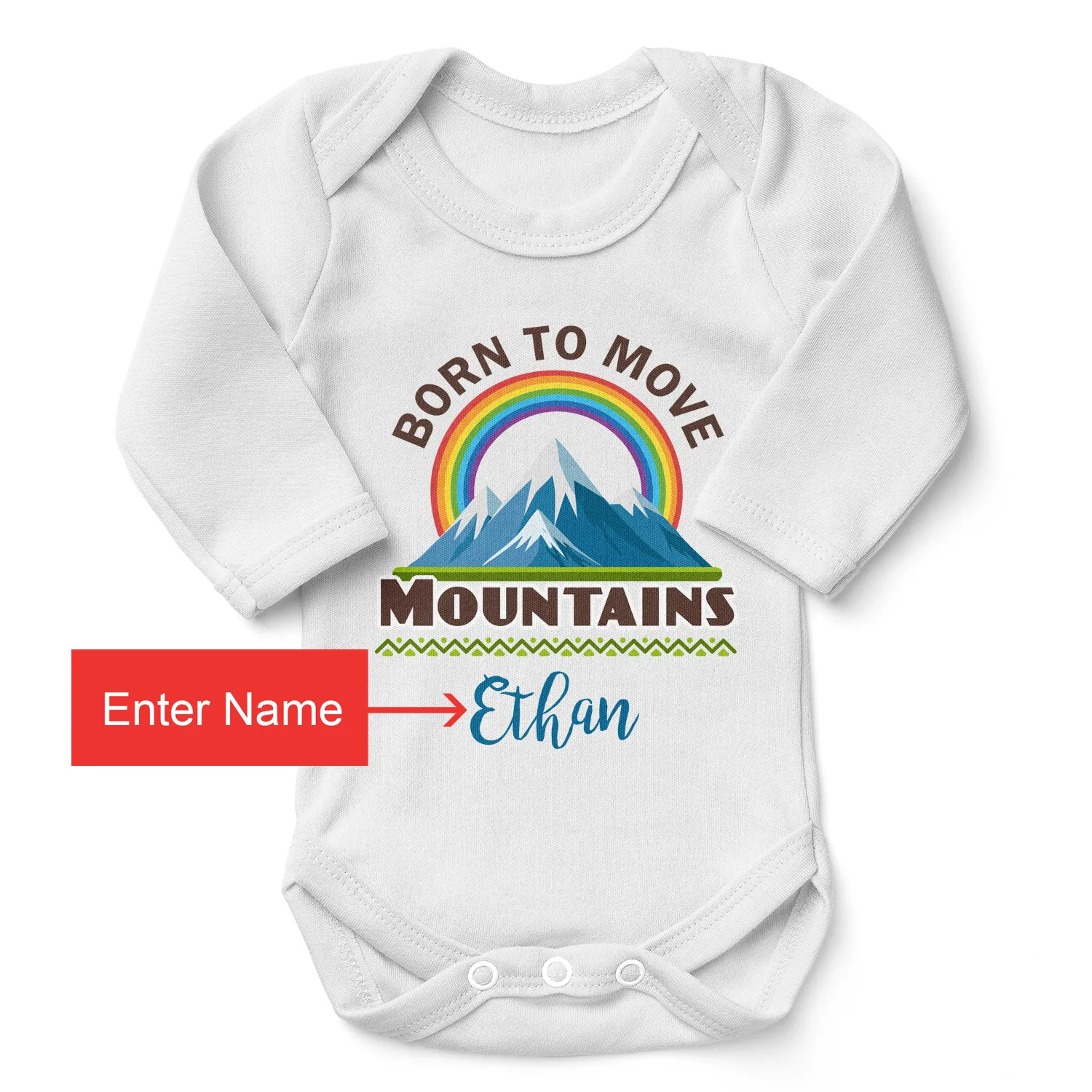 Zeronto Newborn Boy Clothing Gift Box - Mountain Boy