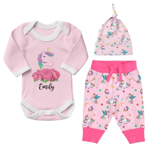 Zeronto Newborn Girl Clothing Gift Box - Little Unicorn