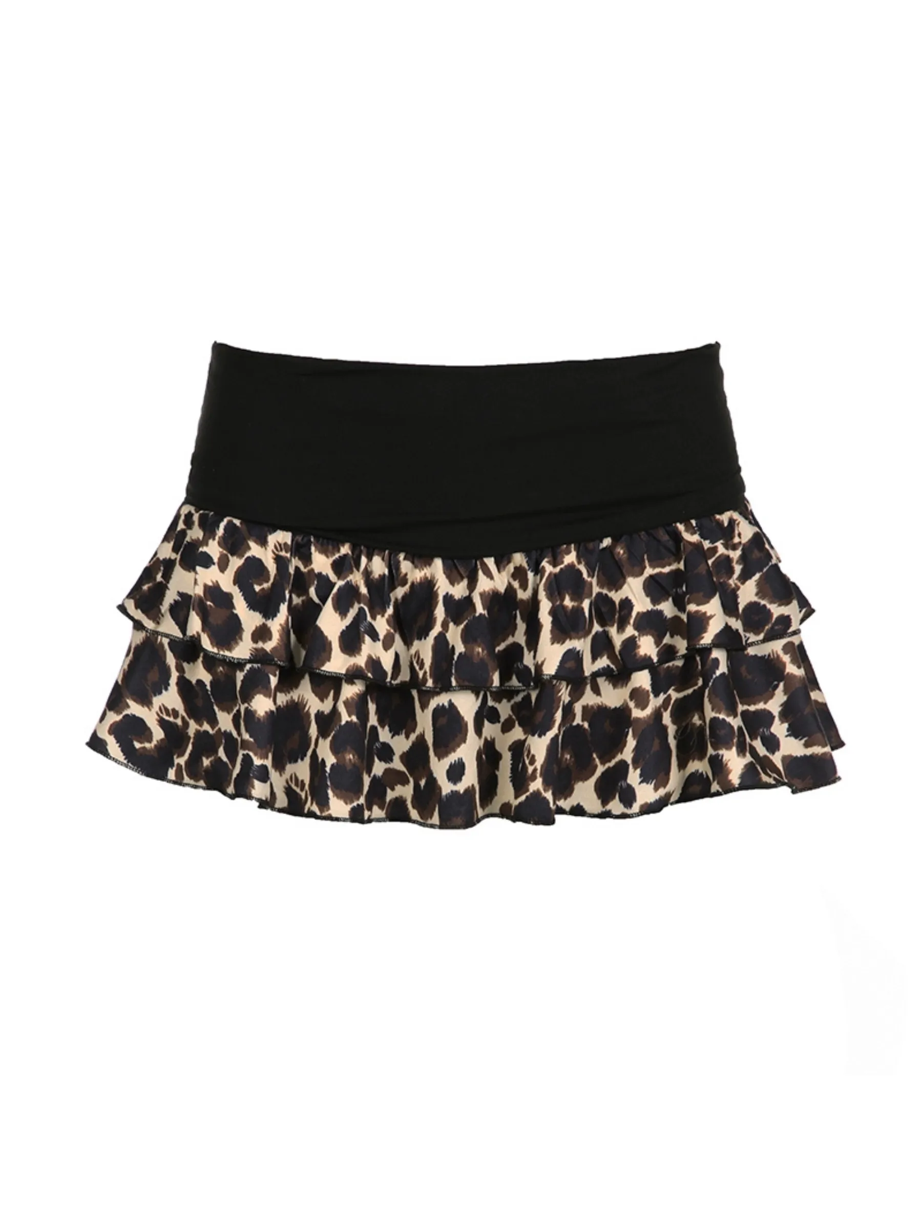 Zivah Leopard Mini Skirt